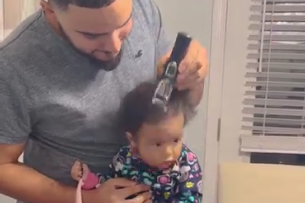 Shaving My Baby's Head So Her Hair Grows Back Curly